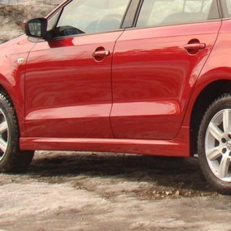 Пороги Volkswagen Polo Sedan 2010г. — н.в.